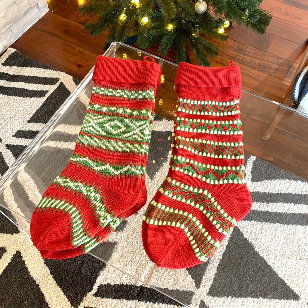 Holiday Stockings! Set of 4, two designs NWOT